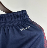 24/25 Team USA Sapphire Blue1:1 Quality NBA Shorts Pants