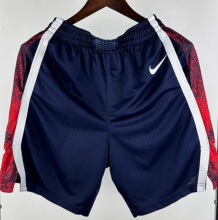 24/25 Team USA Sapphire Blue1:1 Quality NBA Shorts Pants
