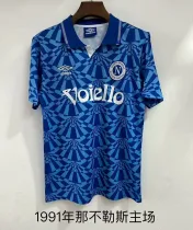 1991 Napoli Home Fans Retro 1:1 Quality  Soccer Jersey