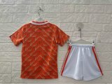 1988 Netherlands Home Kids Retro  1:1 Quality  Soccer Jersey