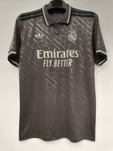 24/25 Real Madrid Third  Black   Fans 1:1  Quality Soccer Jersey