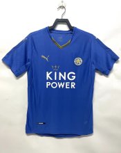 2015/2016 Leicester City Home Fans Retro 1:1 Quality Soccer Jersey