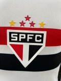 24/25  Sao Paulo Home Player 1:1 Quality Soccer Jersey