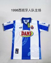 1998 Spain Home Fans 1:1 Quality Retro Soccer Jersey
