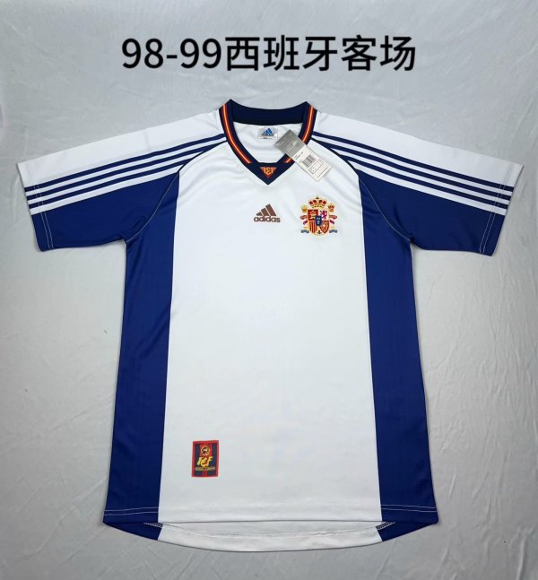 1998/1999  Spain Away Fans 1:1 Quality Retro Soccer Jersey