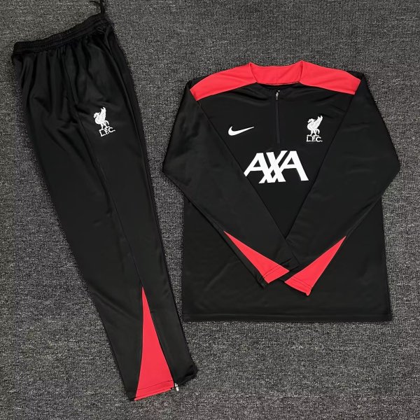 24/25  Liverpool  Black  And Red Fans Version 1:1 Quality Training Jersey