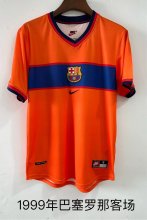 1999 Barcelona Away Fans Retro 1:1 Quality Soccer Jersey