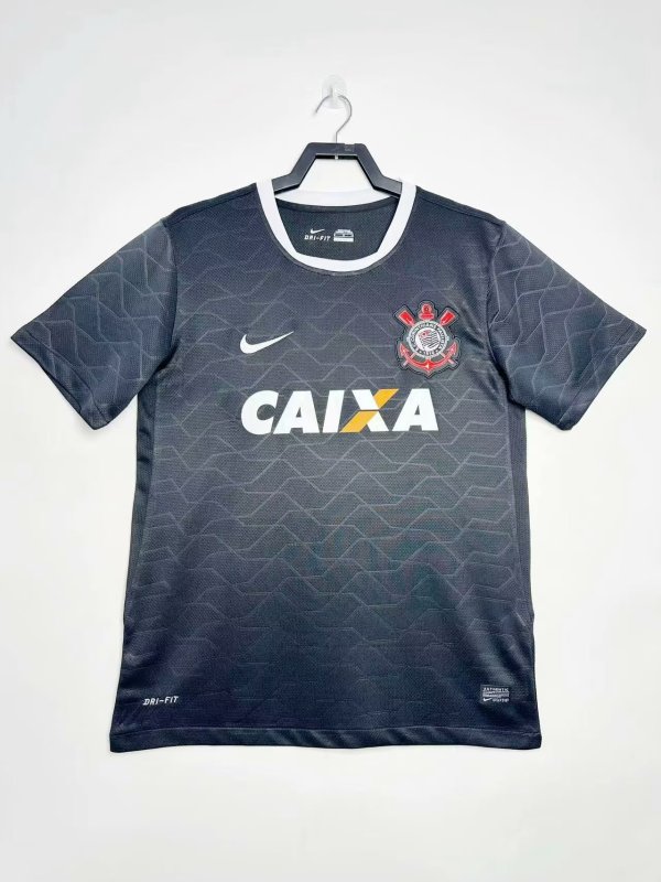 2012/2013 Corinthians  Away Black Fans Retro 1:1 Quality Soccer Jersey
