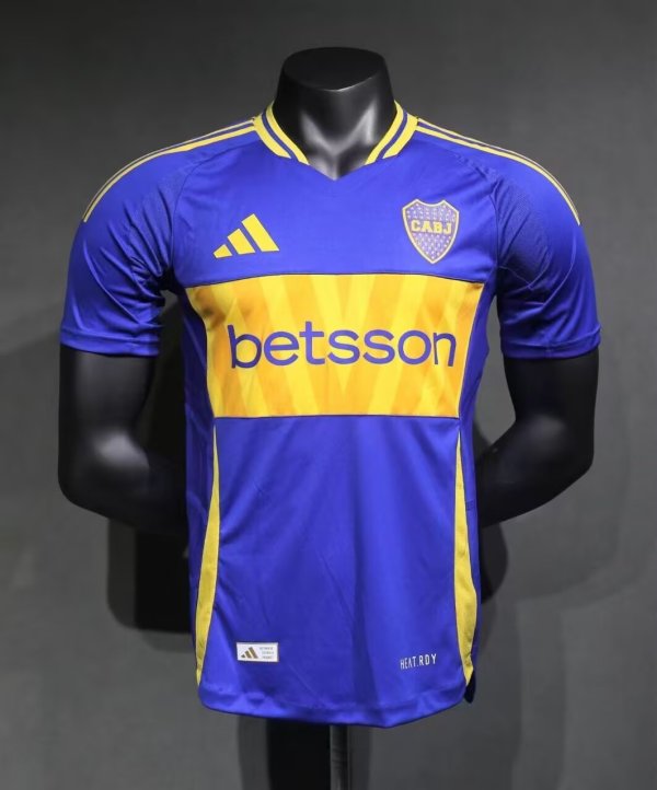 24/25  Boca Home Blue Player 1:1 Quality Soccer Jersey