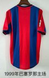 1999 Barcelona Home Fans Retro 1:1 Quality Soccer Jersey