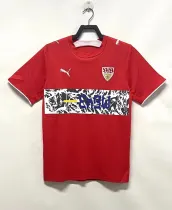 2006/2007 VfB Stuttgart  Away Red Fans Retro 1:1 Quality Soccer Jersey
