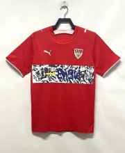2006/2007 VfB Stuttgart  Away Red Fans Retro 1:1 Quality Soccer Jersey