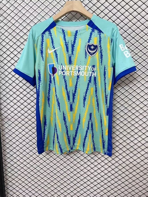 24/25 Portsmouth Third Fans 1:1 Quality  Soccer Jersey