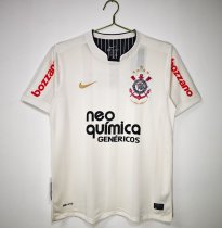 2012 Corinthians Home White 1:1 Retro Quality Soccer Jersey