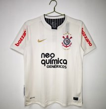 2012 Corinthians Home White 1:1 Retro Quality Soccer Jersey