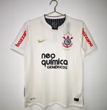 2012 Corinthians Home White 1:1 Retro Quality Soccer Jersey