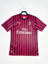 2019/2020 AC Milan  Home Red Fans Retro 1:1 Quality  Soccer Jersey