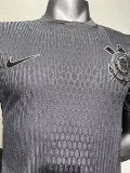 24/25 Corinthians Away Black  Player 1:1 Quality  Soccer Jersey
