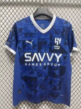 24/25 Al Hilal SFC Home Blue Fans  1:1 Quality Soccer Jersey
