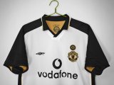 2001/2002  Manchester United  Away Fans 1:1 Quality Retro Soccer Jersey