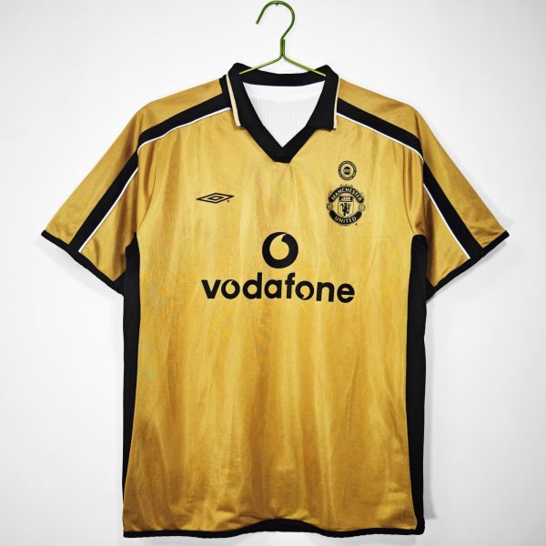 2001/2002  Manchester United  Away Fans 1:1 Quality Retro Soccer Jersey