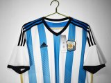 2014 Argentina Home Retro 1:1 Quality  Soccer Jersey