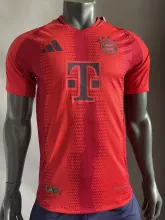 24/25 Bayern Munich Home  Red Player 1:1 Quality Soccer Jersey