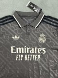 24/25 Real Madrid Third Black Woman's  Fans 1:1 Quality Soccer Jersey