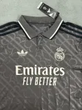 24/25 Real Madrid Third Black Woman's  Fans 1:1 Quality Soccer Jersey