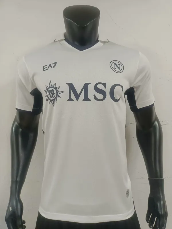 24/25 Napoli  Away  White Player 1:1 Quality Soccer Jersey