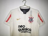 2012 Corinthians Home White 1:1 Retro Quality Soccer Jersey