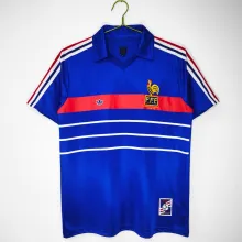 1984  France Home 1:1 Quality Retro Soccer Jersey