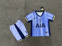 24/25 Tottenham  Away Blue kids 1:1  Quality Soccer Jersey