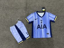 24/25 Tottenham  Away Blue kids 1:1  Quality Soccer Jersey