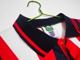 1992  England  Away  Red  1:1 Quality Retro Soccer Jersey
