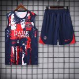 24/25  Real Madrid  Blue 1:1 Quality Training Vest（A-Set）