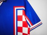 1998 Croatia Away Blue 1:1 Quality Retro Soccer Jersey