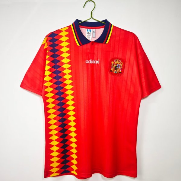 1994/1995 Spain Home Fans 1:1 Quality Retro Soccer Jersey