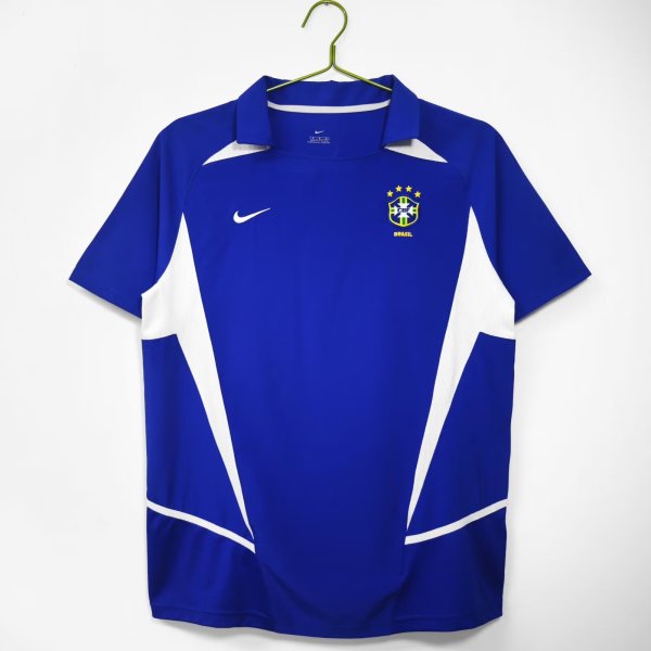 2002 Brazil Away 1:1 Quality Retro Soccer Jersey