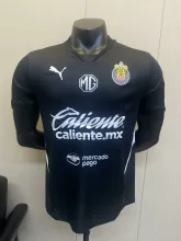 24/25 Chivas  Black Goalkeeper Player 1:1 Quality Soccer Jersey