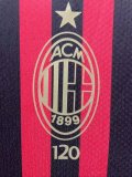120th  Anniversary AC Milan Home Red Fans Retro 1:1 Quality  Soccer Jersey