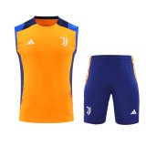 24/25 Juventus Orange 1:1 Quality Training Vest（A-Set）