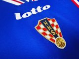 1998 Croatia Away Blue 1:1 Quality Retro Soccer Jersey