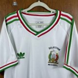 1985 Mexico  White Fans Retro 1:1 Quality Soccer Jersey