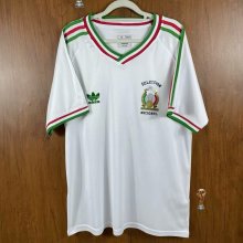 1985 Mexico  White Fans Retro 1:1 Quality Soccer Jersey