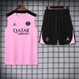 24/25 PSG Paris Pink 1:1 Quality Training Vest（A-Set）