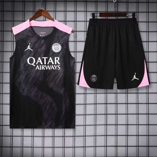 24/25 PSG Paris Black 1:1 Quality Training Vest（A-Set）