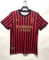 120th  Anniversary AC Milan Home Red Fans Retro 1:1 Quality  Soccer Jersey