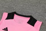24/25 Manchester United Pink 1:1 Quality Training  Vest（A-Set）