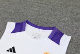 24/25  Real Madrid  White 1:1 Quality Training Vest（A-Set）